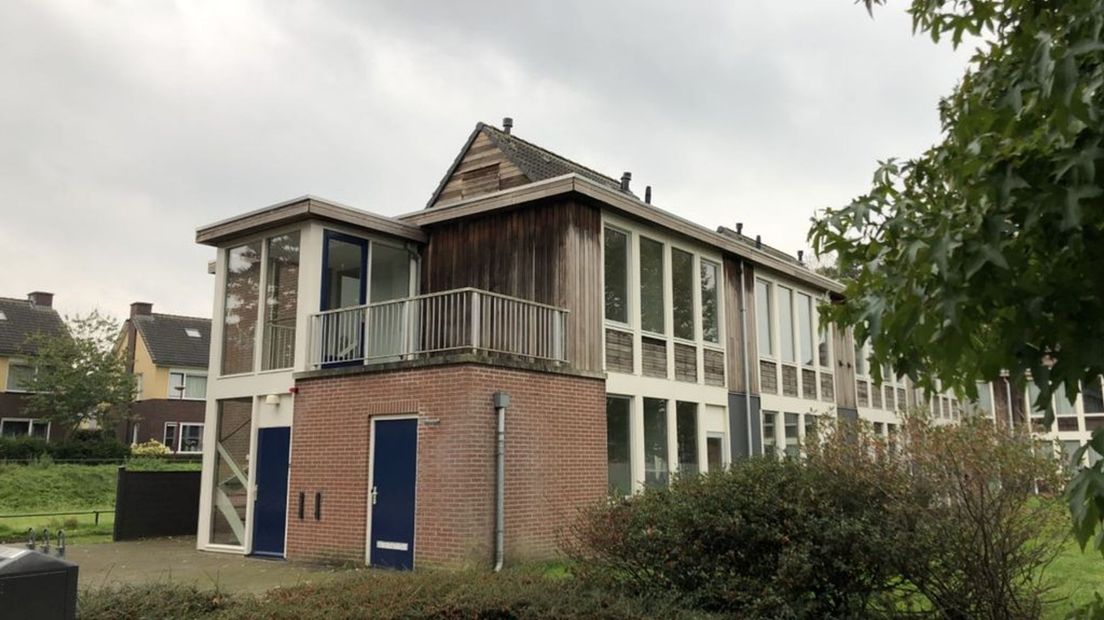 Het blok waar de 100 extra vluchtelingen zijn gehuisvest.