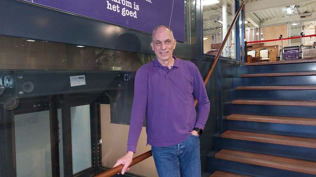 Filiaalleider Ruthger van Lunsen van Het Goed Harderwijk.