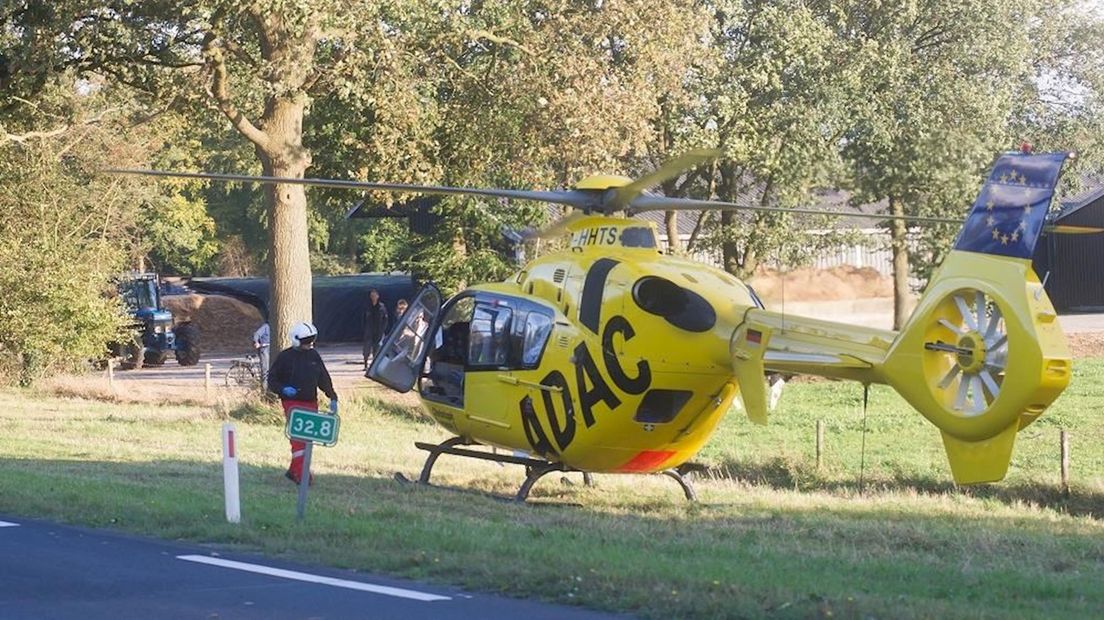 Traumahelikopter opgeroepen