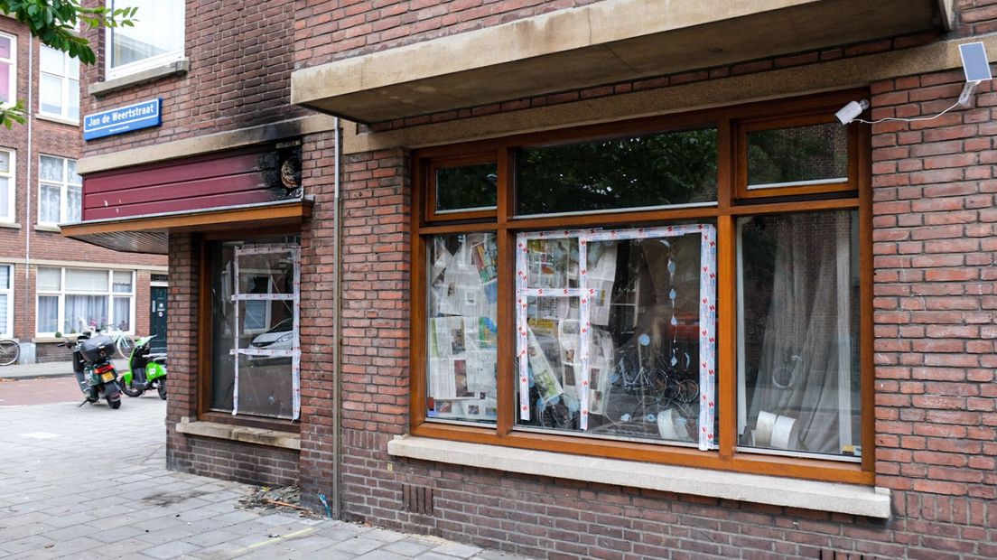 De schade aan de woning aan de Vier Heemskinderenstraat is groot