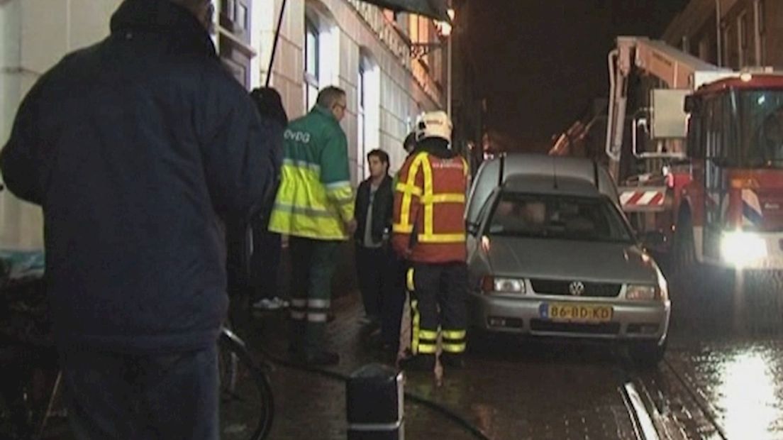 Brand in flat Kampen