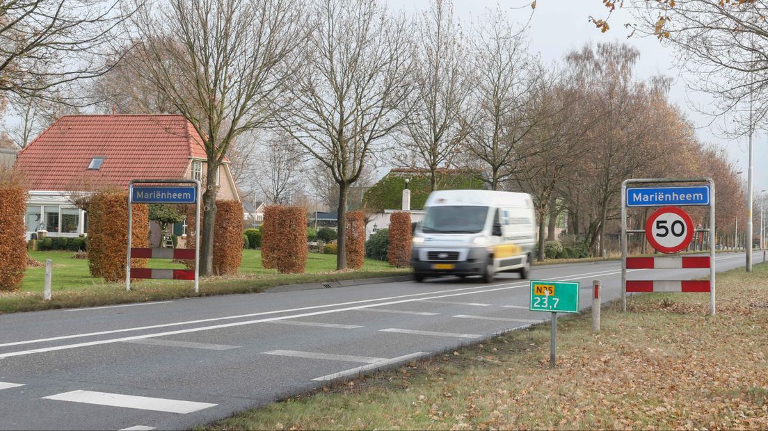 De N35 in Mariënheem