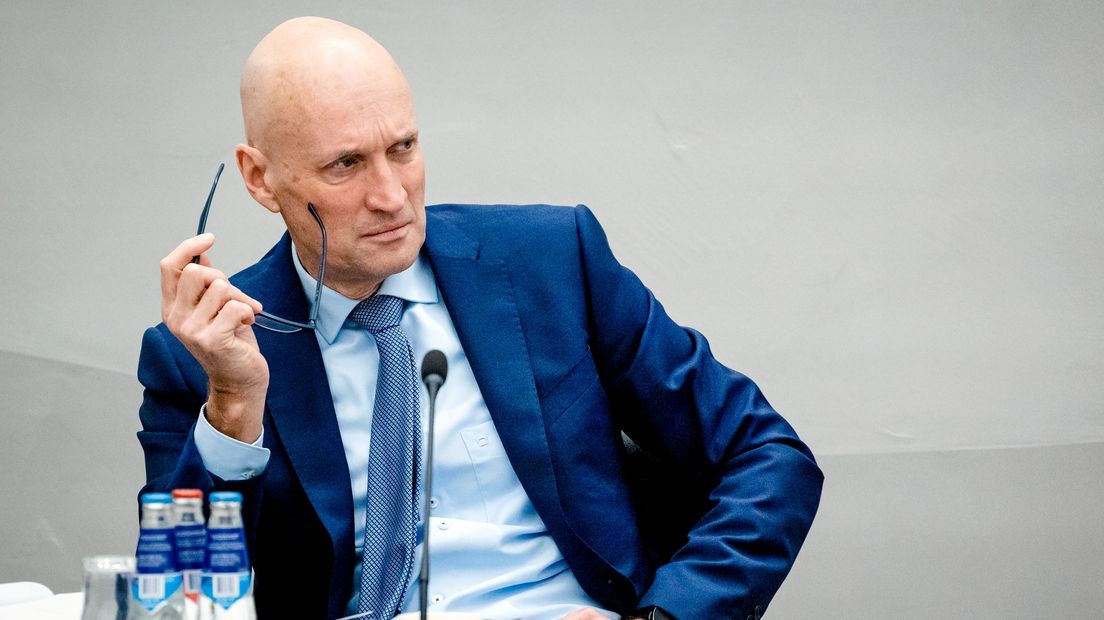 Minister Ernst Kuipers van Volksgezondheid tijdens het debat