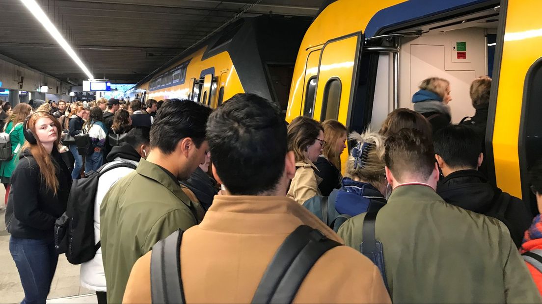 Drukte op Utrecht Centraal
