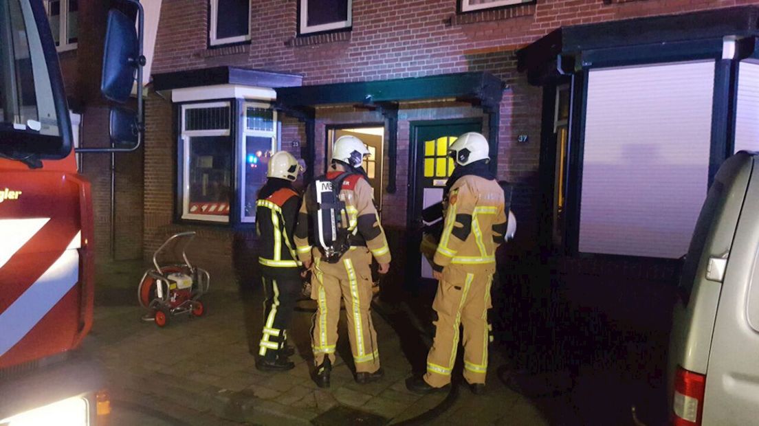 Brand op zolder in Hengelo