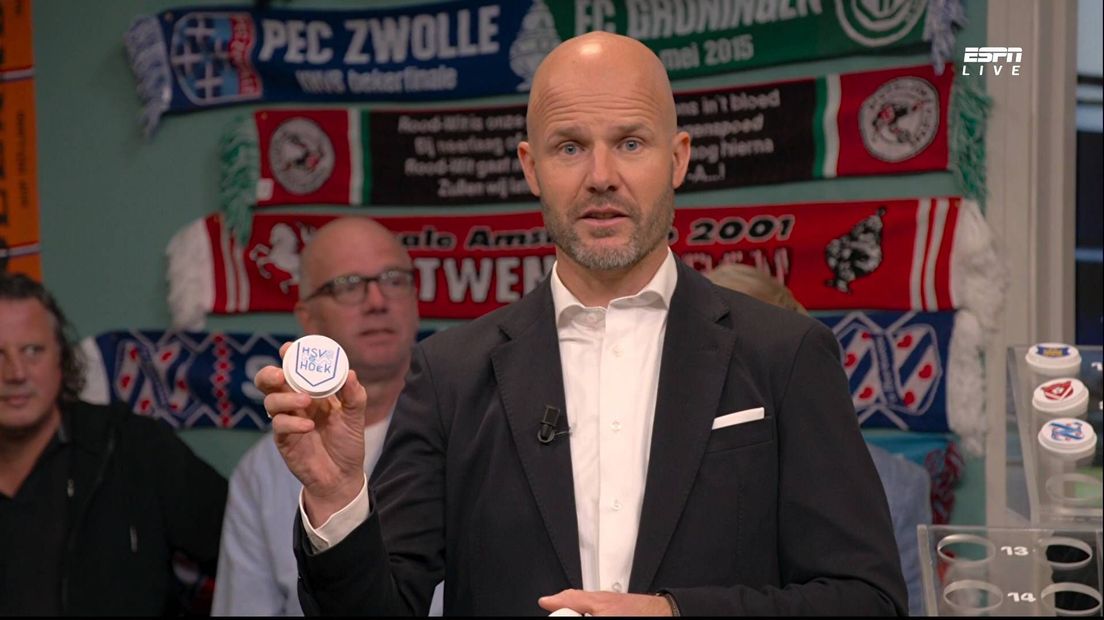 Voetbal bekerloting Hoek Heerenveen