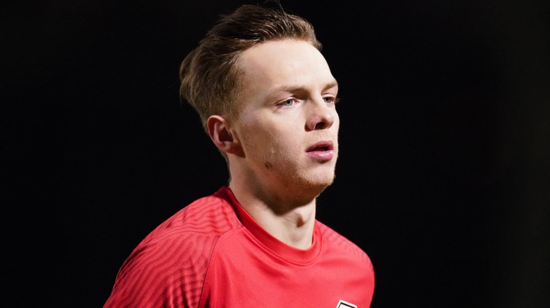 Remco Balk in het shirt van FC Utrecht