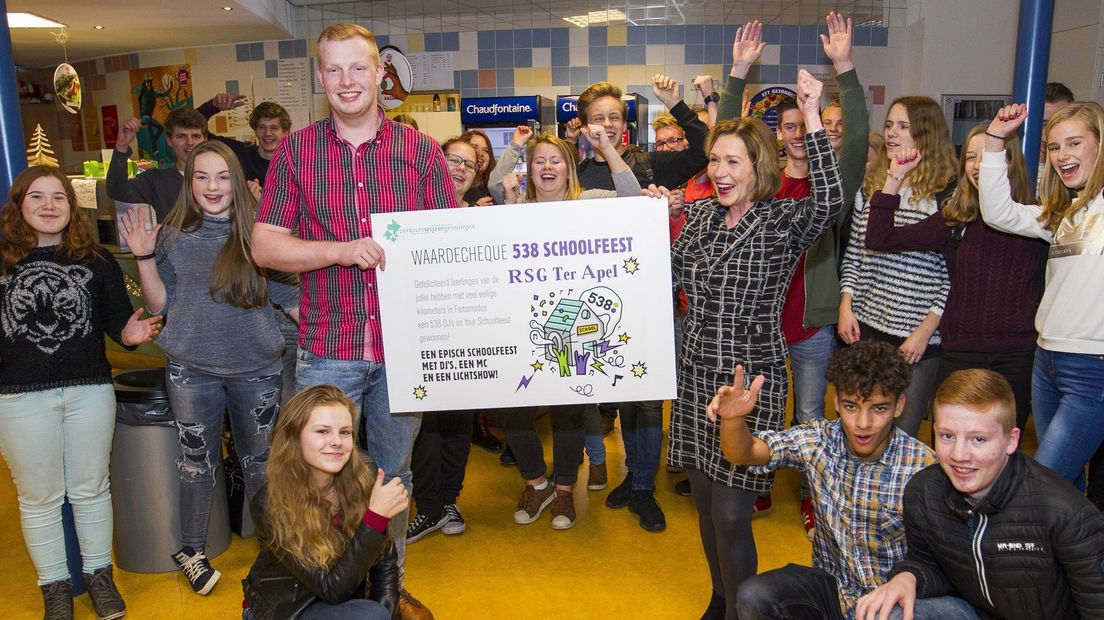 RSG Ter Apel wint Fietsmodus School Challenge RTV Noord