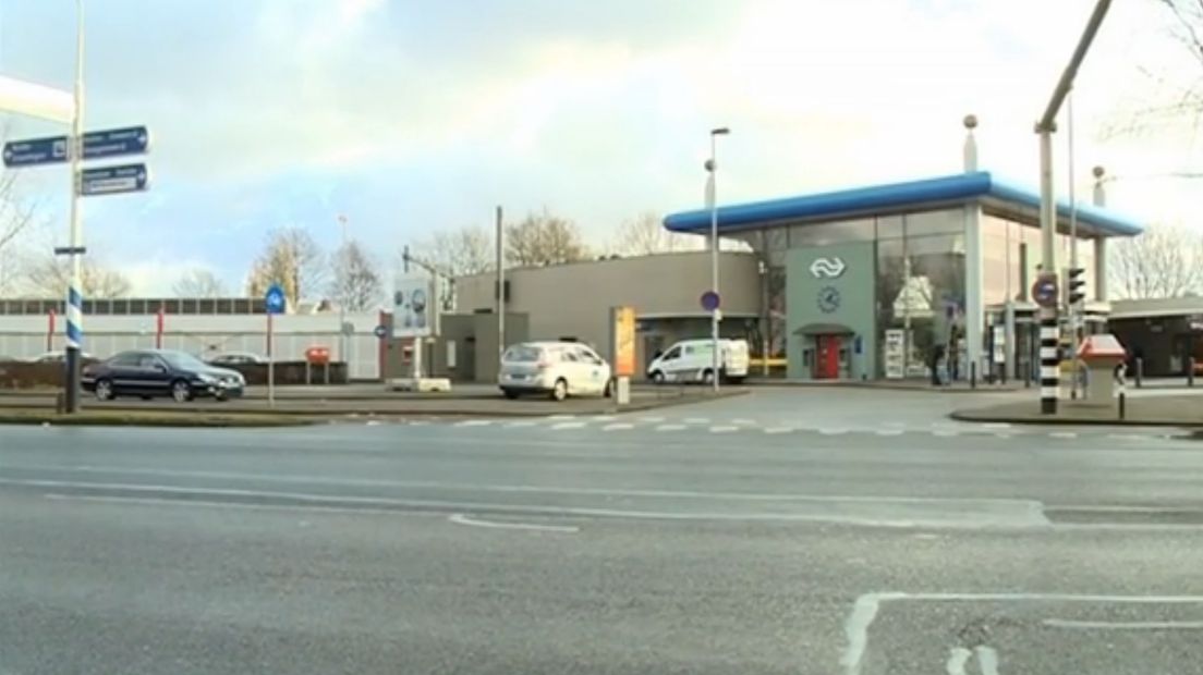 Het huidige stationsplein