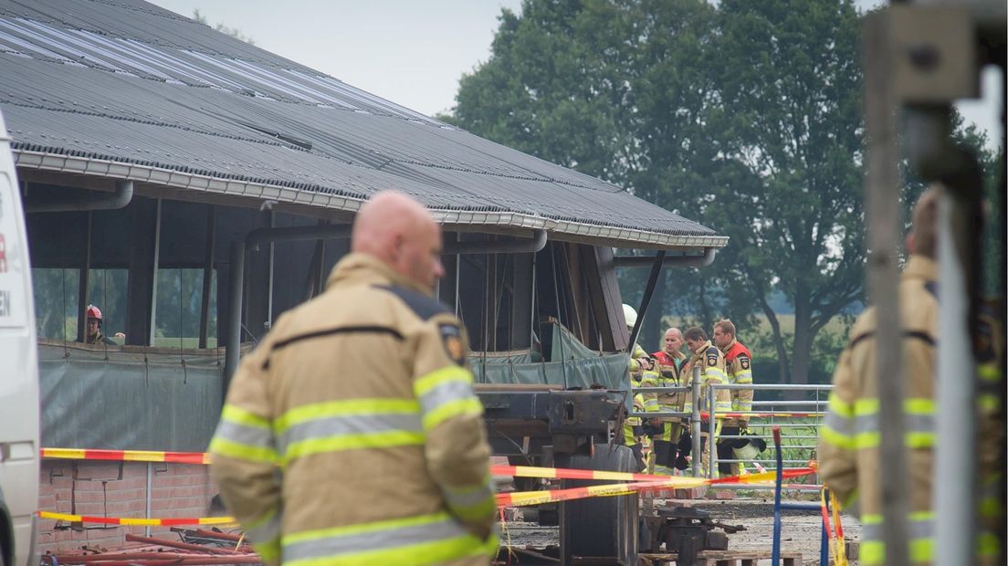 Ontploffing in stal in Lettele