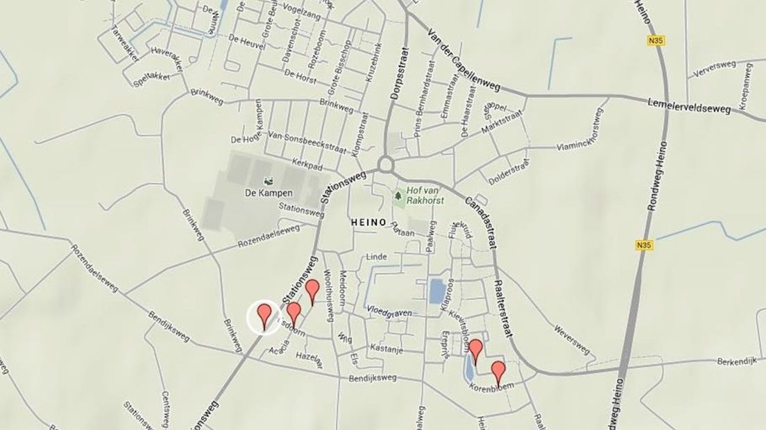 Inbraken in Heino