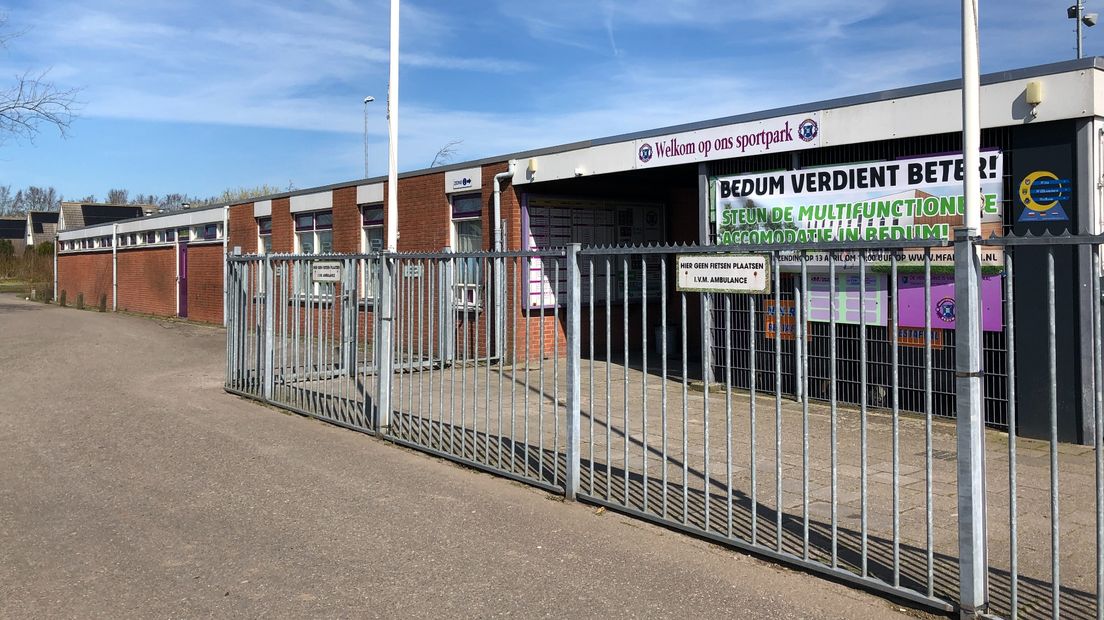 Het huidige sportcomplex van SV Bedum
