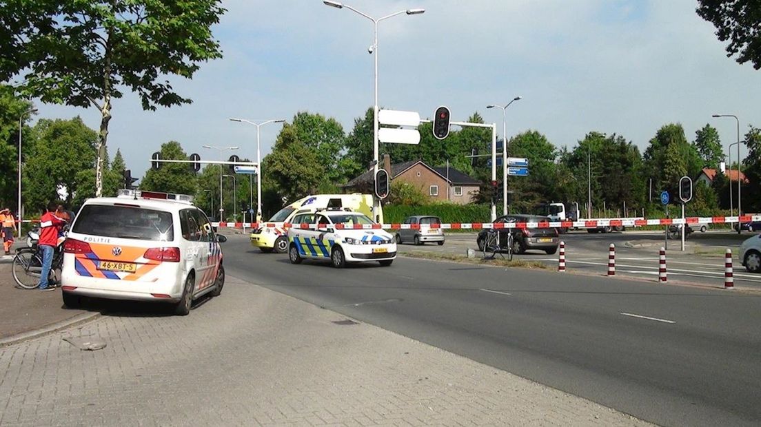 Ongeluk op kruising in Deventer