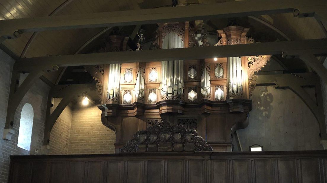 Het orgel van de Magnuskerk in Anloo (Rechten: Ineke Kemper/RTV Drenthe)