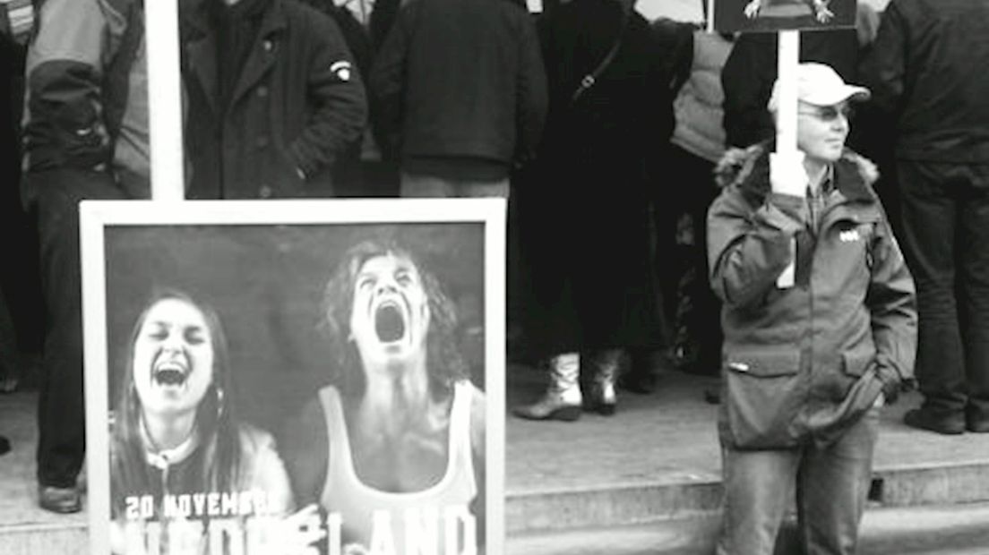 Actie tegen bezuinigingen