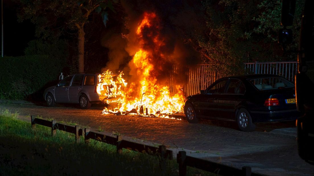 Autobrand in Deventer