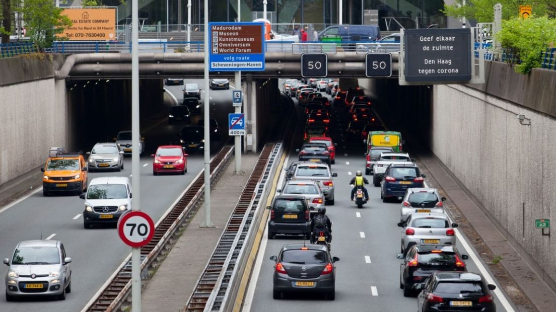 Automobilisten kunnen weer via de Utrechtsebaan.
