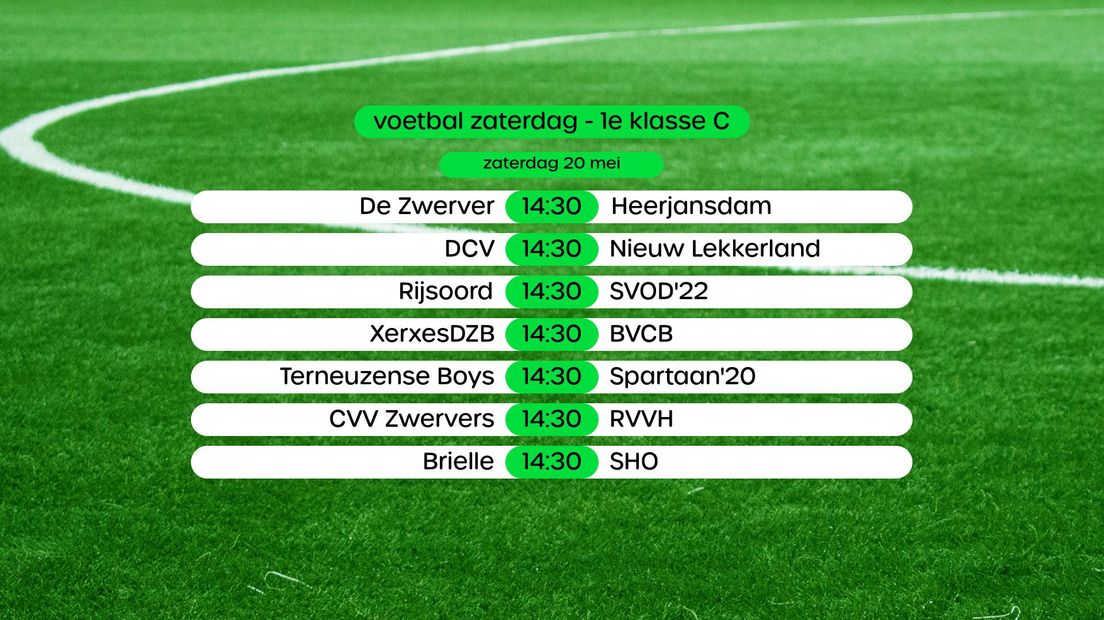 Programma 1e klasse C, swipe voor stand
