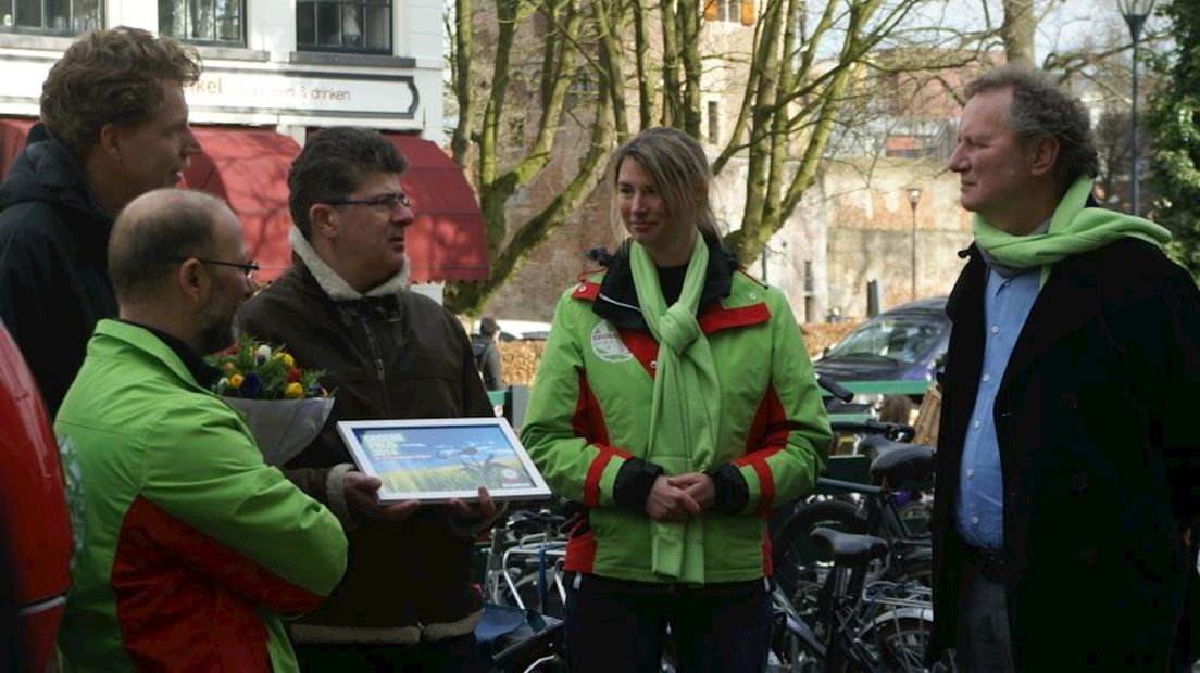 Fietsersbond Zwolle krijgt Groene Prijs 2014