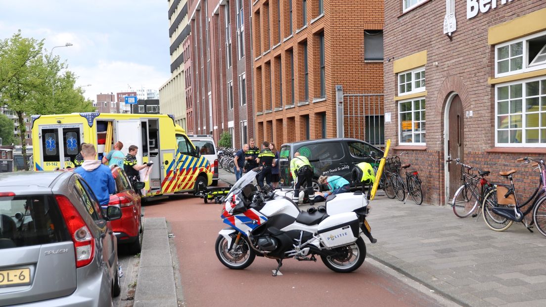 De politie en ambulance waren snel ter plaatse