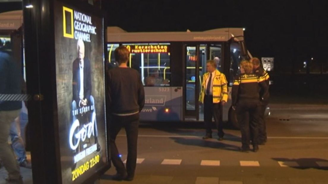 De overvallen lijnbus in Apeldoorn