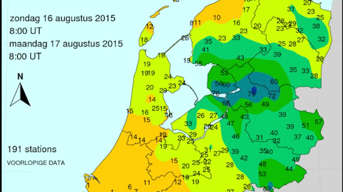 Het Blijft Maar Regenen: Afgelopen Weekend Meer Neerslag Dan Normaal In ...