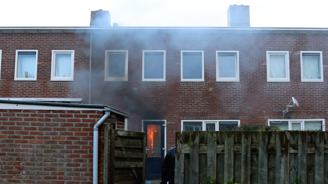 Veel rook bij woningbrand in Middelburg