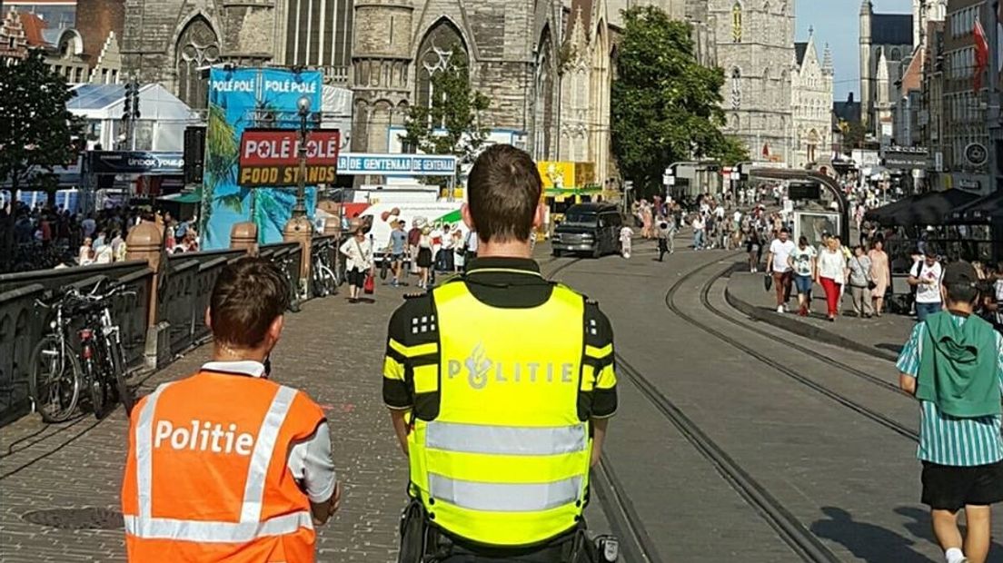 Zeeuwse agenten helpen op Gentse feesten