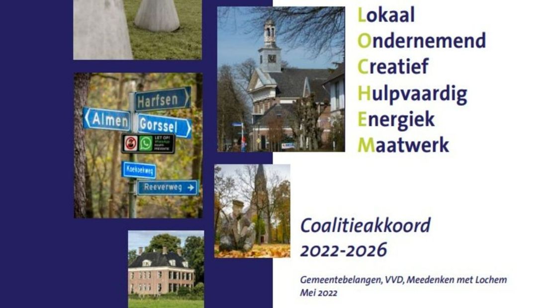 Voorkant van het coalitieakkoord