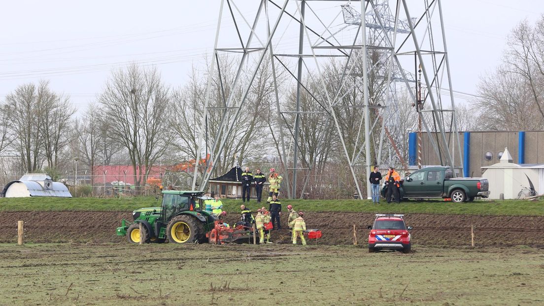 Ongeluk met tractor in Zwolle