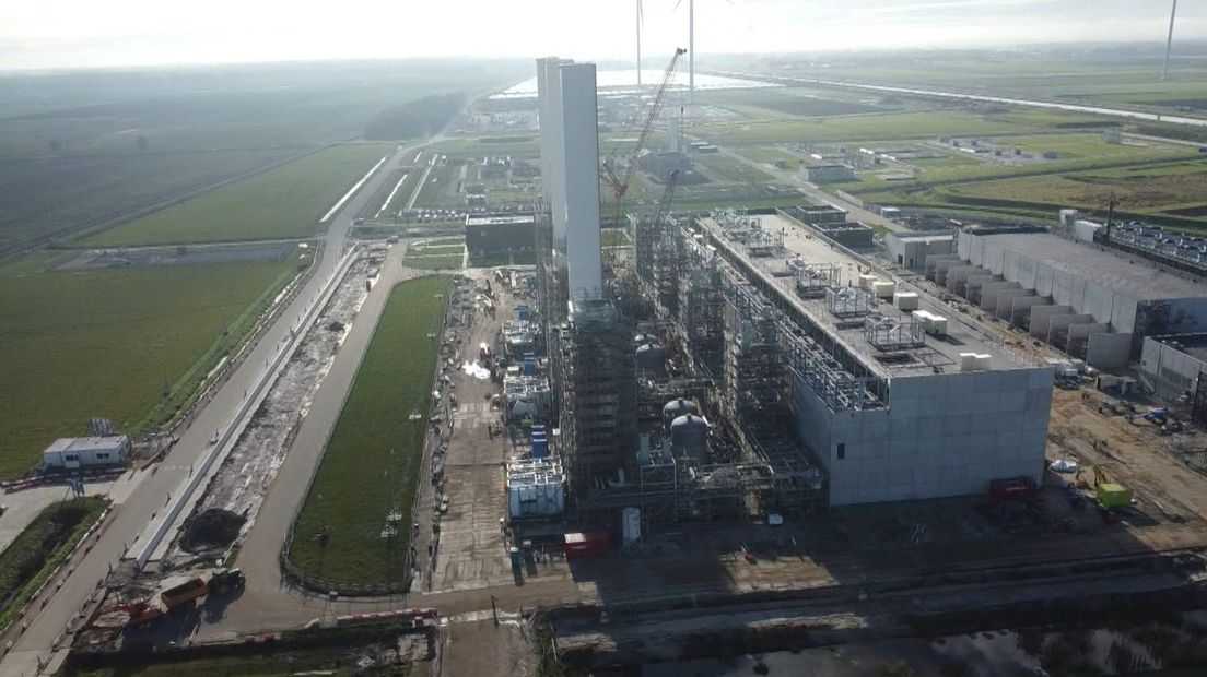 De stikstoffabriek vanuit de lucht