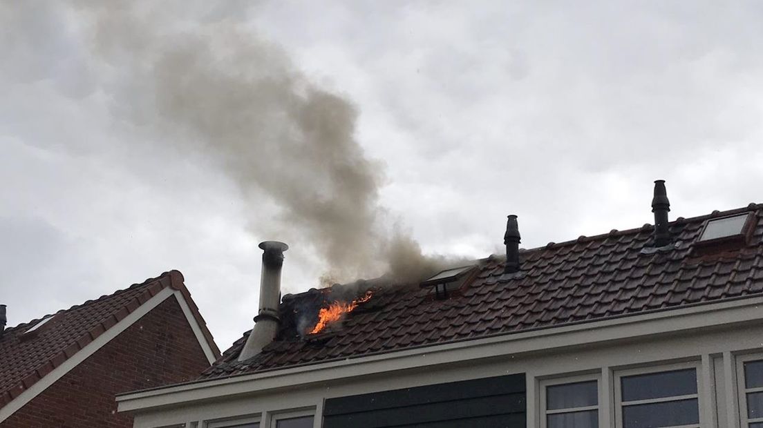Brand uit de daken in Oldenzaal