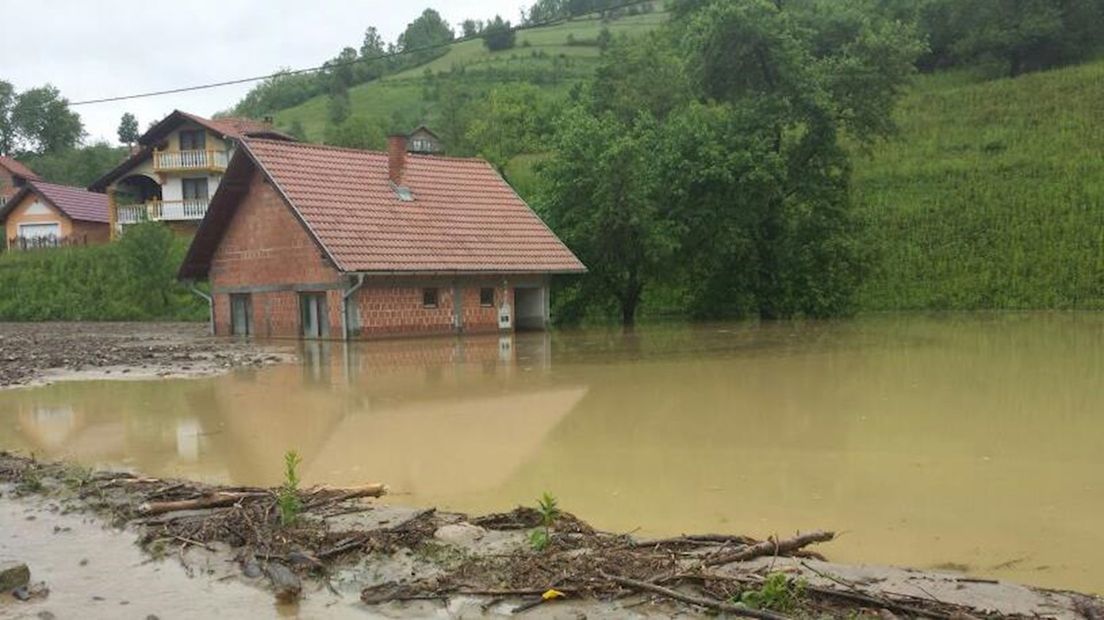 Grote schade in Bosnie door overstromingen