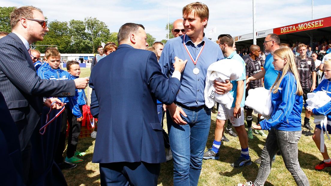 Kenny Verhoene na de bekerfinale in het seizoen 2014-2015