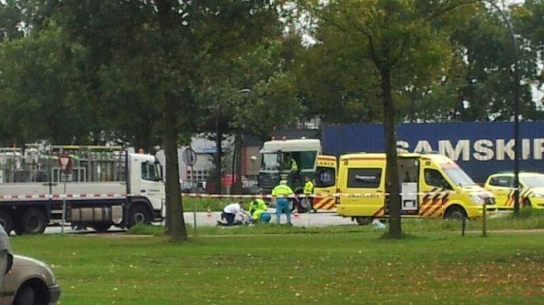 Fietser zwaar gewond na aanrijding