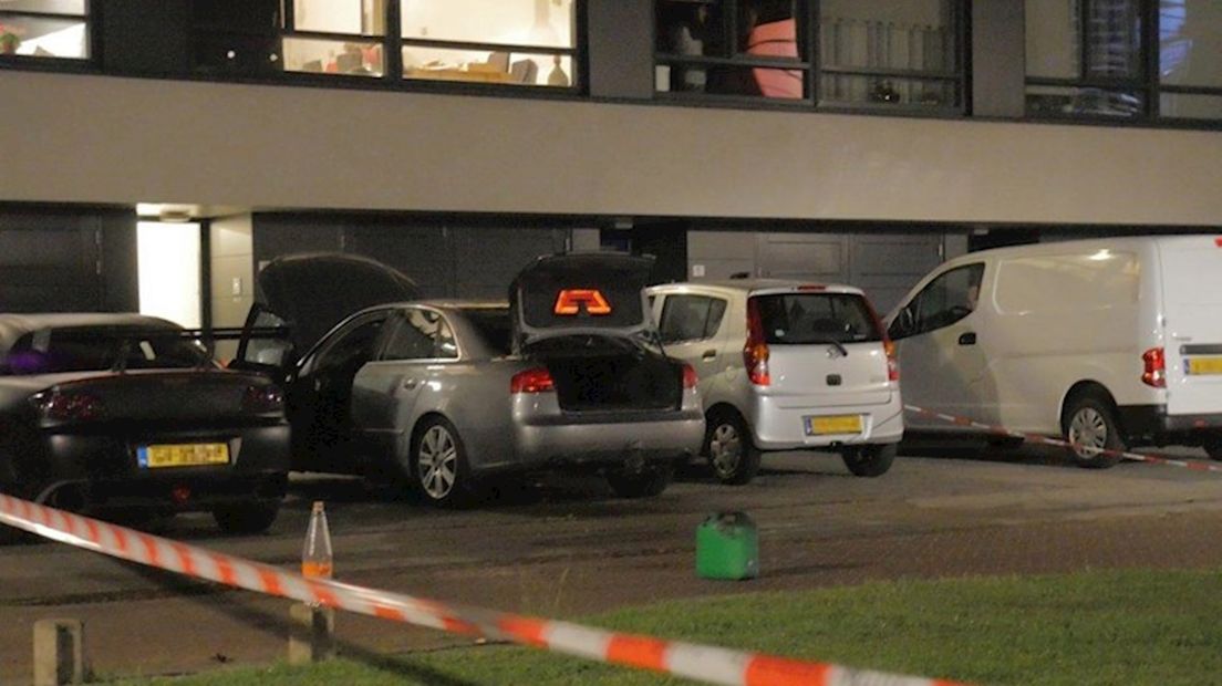 De auto is op 30 mei in brand gestoken