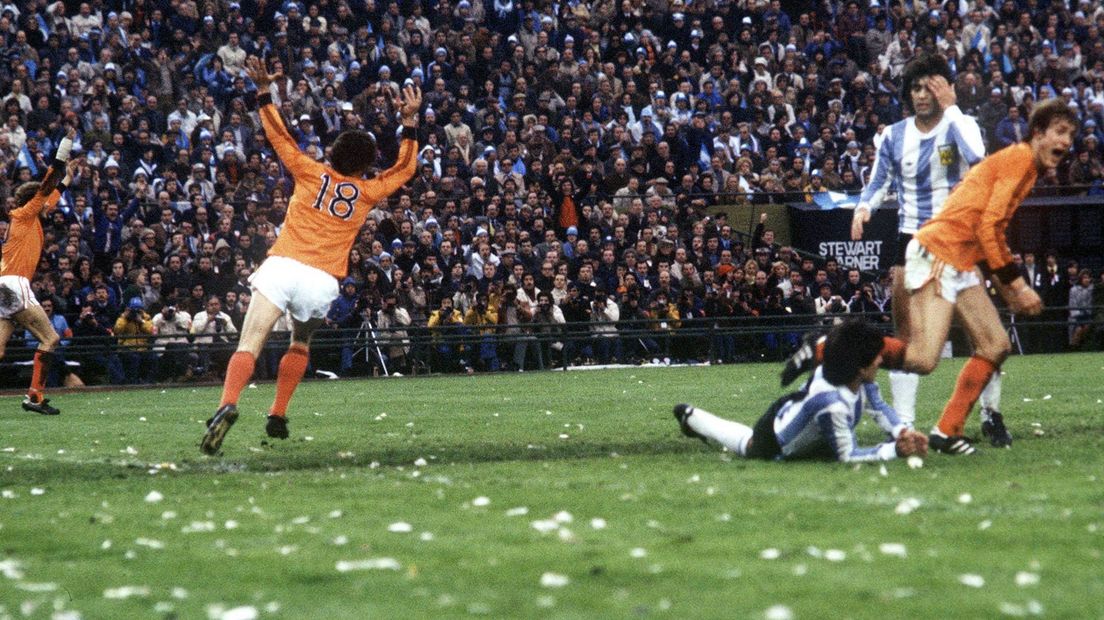 Dick Nanninga heeft gescoord in de WK-finale van 1978.