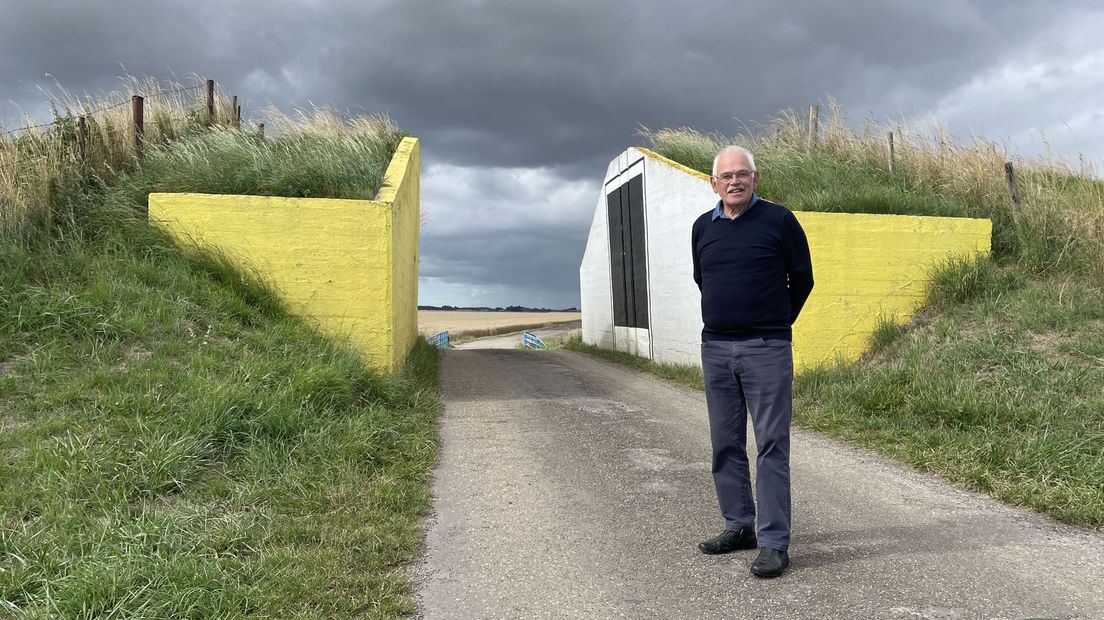 Harm Evert Waalkens voor het Gele Diekgat