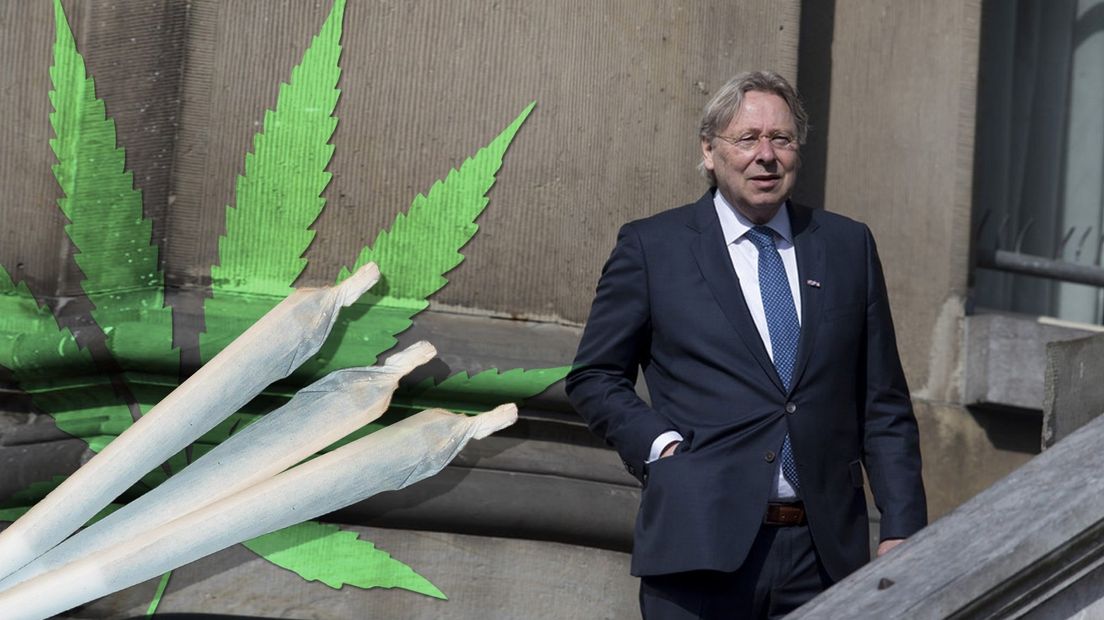 Burgemeester Peter den Oudsten moedigt de komst van noordelijke wietteelt aan
