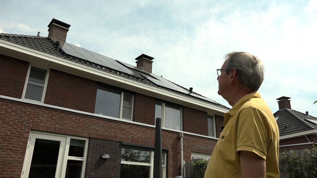 Ook bij André Braun in Brummen werken de zonnepanelen soms niet.