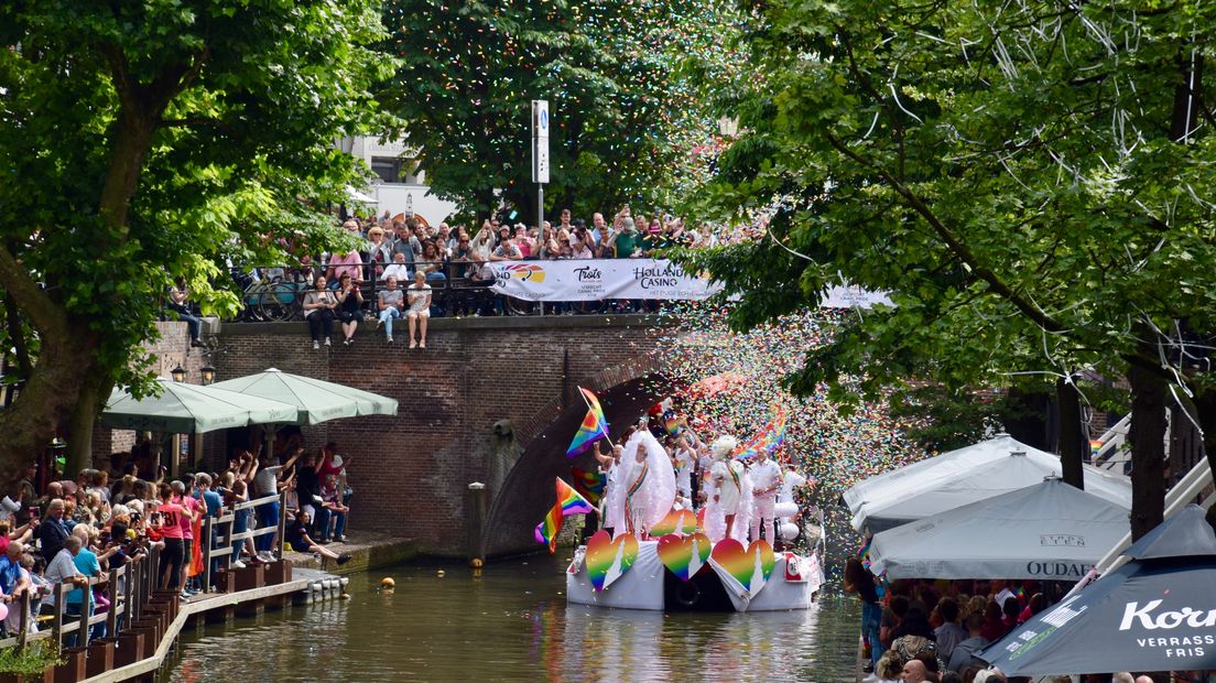Boten in de Utrechtse grachten