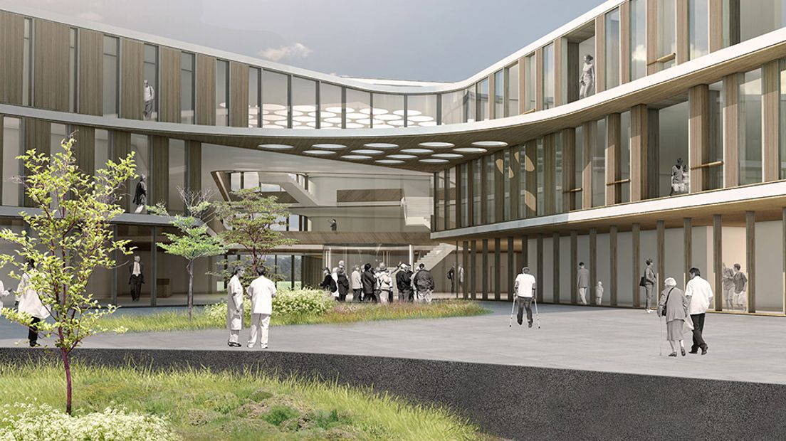 De nieuwbouw van het Slingeland ziekenhuis in Doetinchem mag doorgaan. Dat heeft de Raad van State beslist. Het ziekenhuis is blij met de uitspraak.