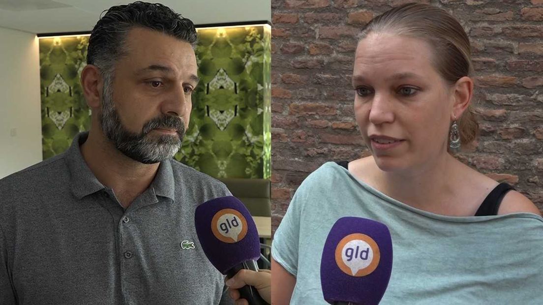 Links: Ammer Selman (PvdA) Rechts: Petra Molenaar (SP)