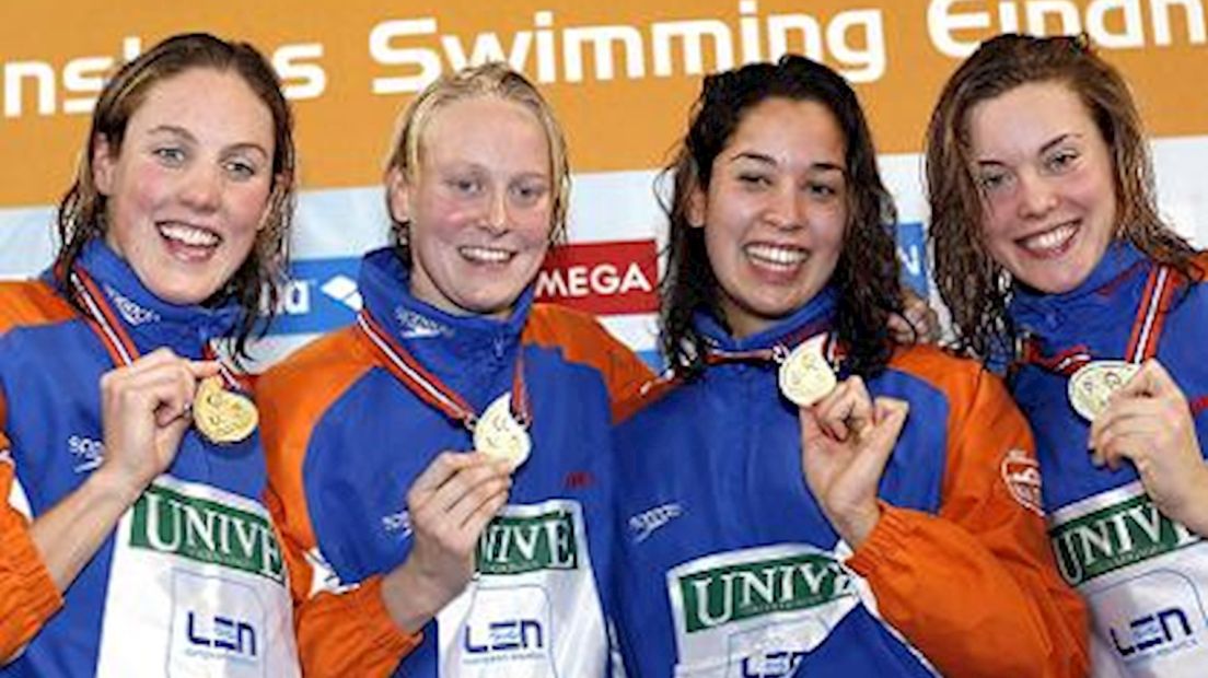 Goud Nederlandse zwemdames