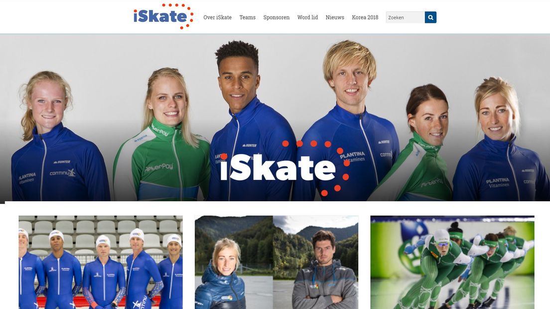 De website van iSkate