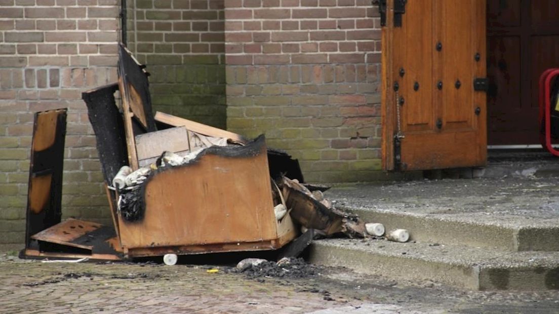 Brand Gerardus Majella kerk in Overdinkel
