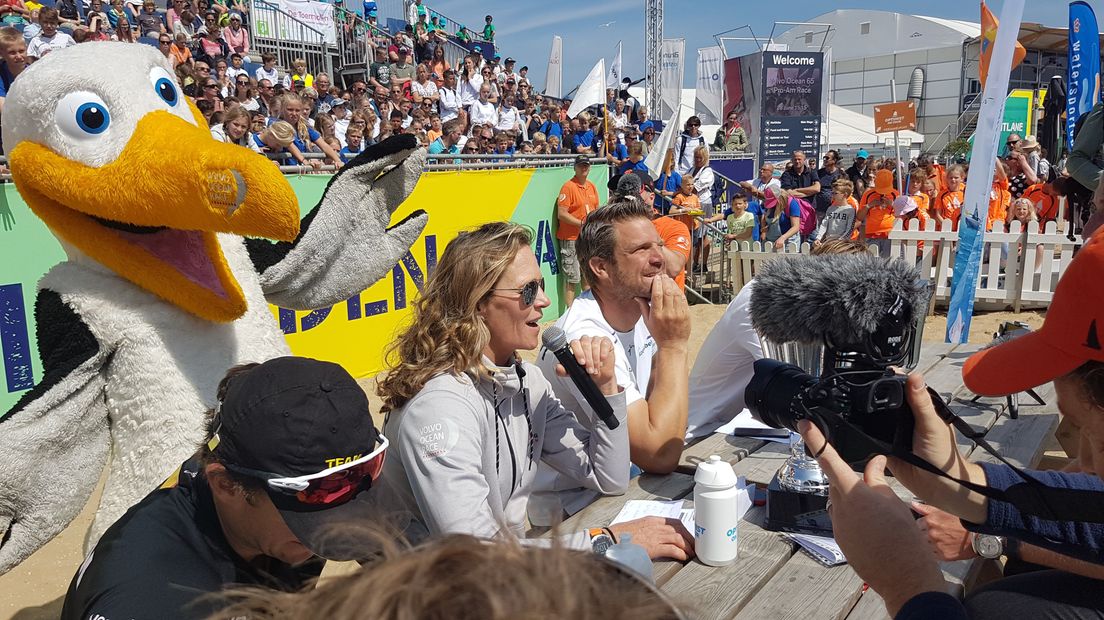 Carolijn Brouwer beoordeelde de bootjes als jurylid. 