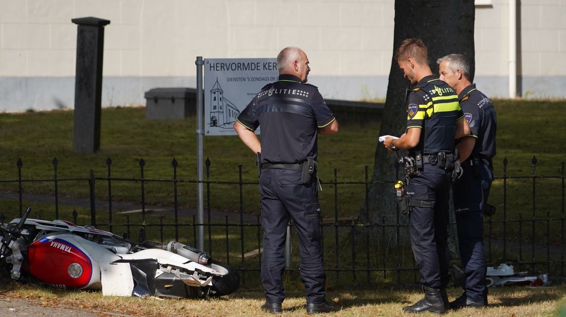 De gecrashte motor