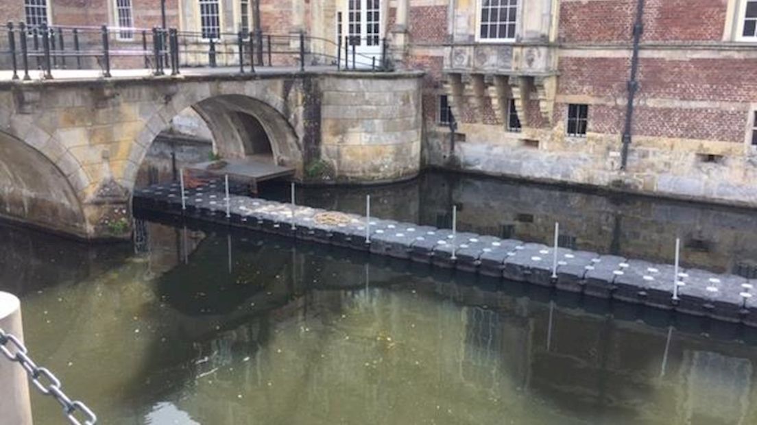 Waterpodium op landgoed Twickel