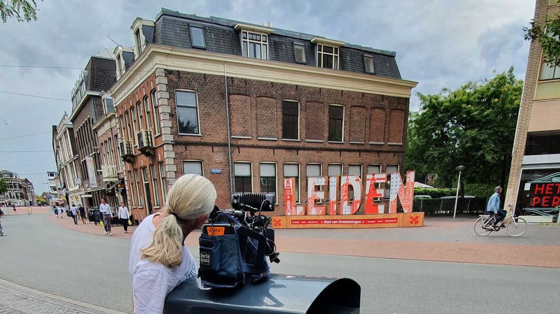 Onze cameraman Govert maakt beelden van LEIDEN